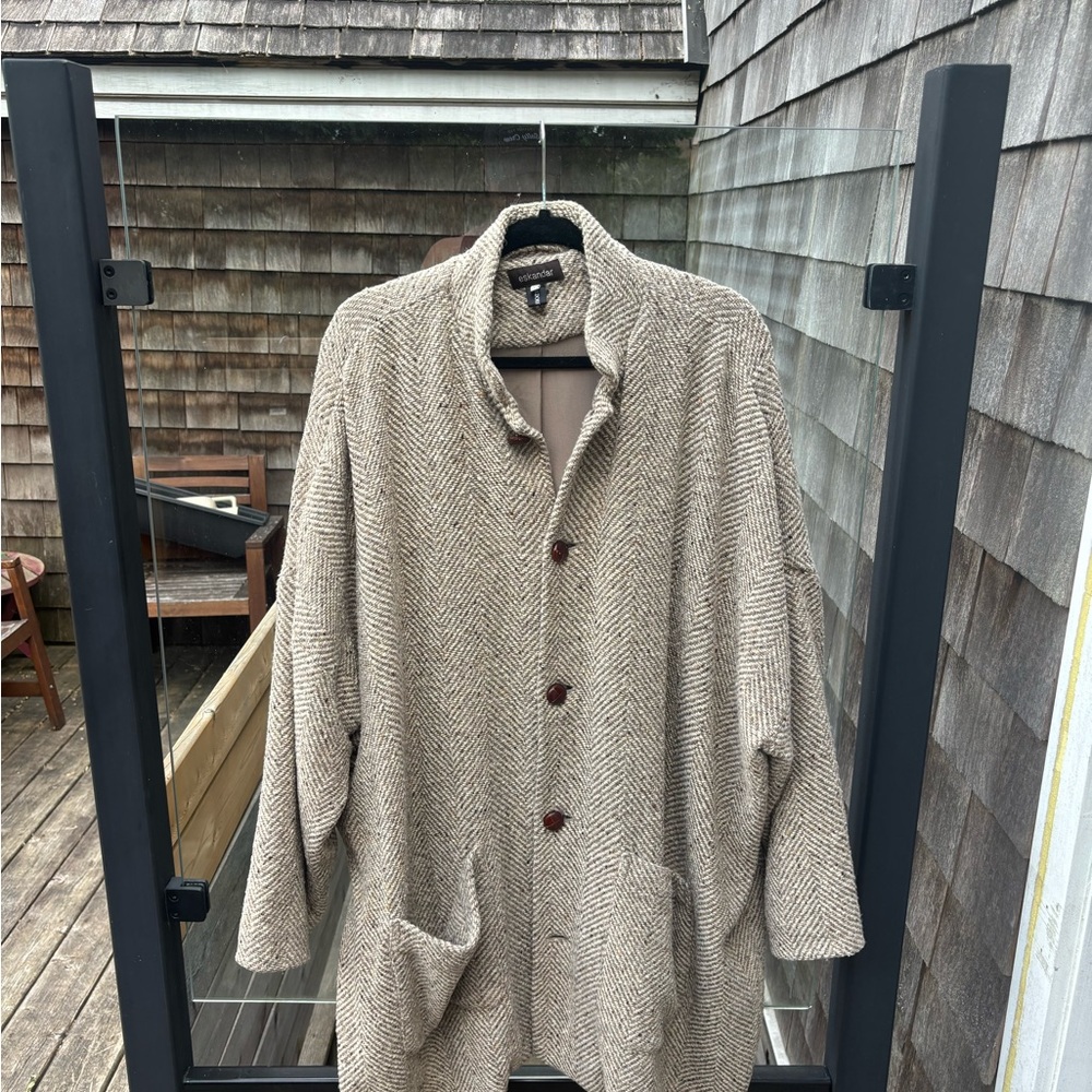 Eskandar/Bergdorf Goodman Tan 80% Wool Jacket